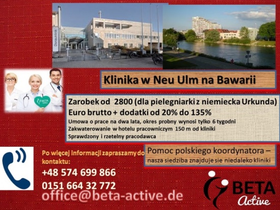 Pielęgniarka – Neu Ulm, Niemcy