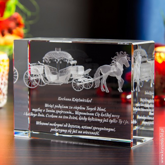 Podziękowanie dla rodziców – personalizowana statuetka Karoca 3D